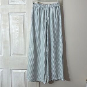 Happily Grey Striped Pants Woman Size S